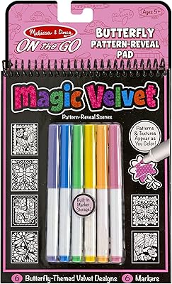 Coffret de jeu melissa & doug et magic velvet - papillon, multicolore, 5394