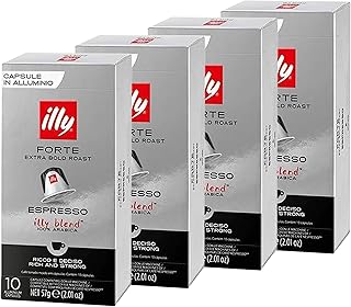 Illy espresso forte, torréfaction extra forte