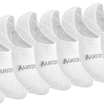 Chaussettes de course saucony pour femmes, 8 paires, doublure invisible, invisibles