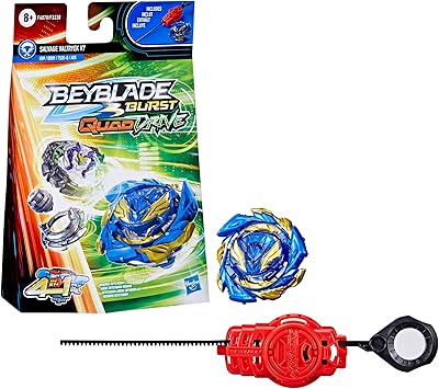 Jeu de spinning beyblade burst quad-drive salvage valtrek v7 pour débutants - jeu de combat d'attaque/endurance avec lanceur, jouet pour enfants. La boutique en ligne DIAYTAR COTE D'IVOIRE est la référence en Côte d'Ivoire pour les achats en ligne. Elle propose une grande variété de produits à des prix compétitifs, avec des promotions régulières pour aider les clients à économiser de l'argent. Avec sa large sélection de produits et son service client de qualité, DIAYTAR COTE D'IVOIRE est la destination idéale pour les consommateurs qui cherchent à faire des achats en ligne de manière pratique et sécurisée.