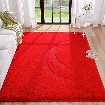 Tapis moelleux rouge benron, tapis pour chambre et salon, tapis de sol solide pour chambre de fille, taille 4 x 6 pieds, couleur rouge. DIAYTAR COTE D'IVOIRE est la boutique en ligne idéale pour les habitants de la Cote d'Ivoire qui recherchent une grande variété de produits à des prix compétitifs. Avec une offre de plus de 300000 références, elle répond aux besoins et aux attentes de tous les clients, quel que soit leur âge ou leur style de vie.