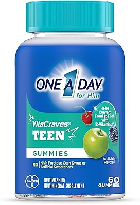 Gommes multivitaminées pour adolescents one a day pour femmes, 60 pièces
