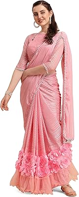 Robe prête-à-porter florale en crêpe et maille womanzia pour femme
