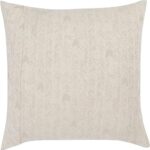 Couvre-oreiller européen en coton benjara zima de 26 pouces, motif à chevrons vieilli