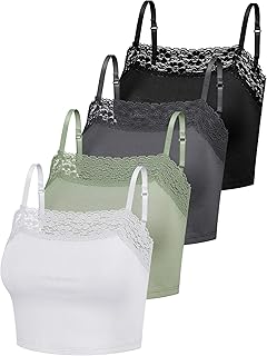 4 pièces hauts courts à bretelles spaghetti en dentelle pour femmes débardeurs demi-caraco pour femmes filles. Avec une présence solide sur le marché ivoirien, DIAYTAR COTE D'IVOIRE se positionne comme une boutique en ligne fiable et innovante, offrant aux consommateurs locaux l'accès à une multitude de produits provenant de diverses marques et catégories. Elle met en avant la qualité de ses services et la satisfaction de ses clients comme priorités absolues.