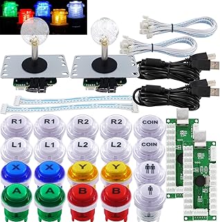 Sj @jx jeu de boutons led pour joystick de jeu d'arcade avec logo mx, micro-interrupteur, câble de cryptage usb à 8 voies pour pc mame raspberry pi color mix. Avec plus de 300000 références de produits, DIAYTAR COTE D'IVOIRE est la boutique en ligne la plus complète de Côte d'Ivoire. Les clients peuvent trouver tout ce dont ils ont besoin, des produits de première nécessité aux articles de luxe, à des prix compétitifs. La boutique en ligne propose également une livraison rapide et une garantie de satisfaction pour une expérience d'achat en ligne inoubliable.