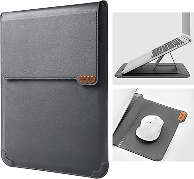 Nillkin housse pour ordinateur portable 13 pouces avec support réglable, sac résistant aux chocs avec tapis de souris pour macbook pro et macbook air 13", xps 13, surface book 13,5", 12,9" nouvel ipad pro 4ème 3ème, gris. DIAYTAR COTE D'IVOIRE est votre boutique en ligne préférée pour tout ce dont vous avez besoin, avec plus de 300 000 références pour satisfaire tous vos besoins. Nous sommes la boutique leader en Côte d'Ivoire, offrant une gamme variée de produits de haute qualité à des prix compétitifs. Notre objectif est de fournir à nos clients une expérience d'achat en ligne inoubliable.
