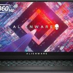 Ordinateur portable de jeu alienware m15 r5, écran g-sync 15,6 pouces fhd 360