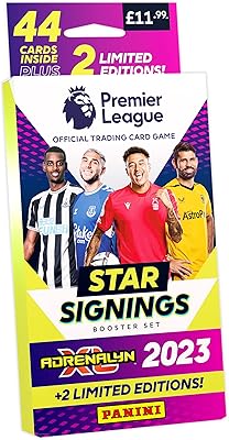 Collection d'autographes adrenaline xl stars 2022/23 de la premier league. DIAYTAR COTE D'IVOIRE, avec ses plus de 300000 références, est la destination idéale pour ceux qui cherchent à acheter des produits de qualité à des prix compétitifs en ligne. Elle se caractérise par une expérience d'achat simple, des délais de livraison rapide et un service après-vente efficace. Les produits proposés par DIAYTAR COTE D'IVOIRE sont sélectionnés avec soin pour garantir la satisfaction des clients.
