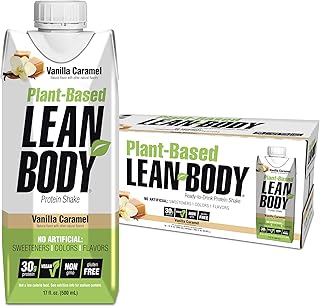 Lean body prêt à boire, shake protéiné végétalien à la vanille et au caramel à base de plantes, 30 g de protéines, sans arômes artificiels, édulcorants ni colorants, sans ogm, sans gluten, mélange de pois et de riz de qualité supérieure (paquet de 12). Avec plus de 300 000 références, DIAYTAR COTE D'IVOIRE est la référence pour les achats en ligne en Côte d'Ivoire. Elle offre une grande variété de produits allant des produits alimentaires aux articles de maison en passant par les produits high-tech. La boutique en ligne est conçue pour offrir une expérience d'achat conviviale et simplifiée.