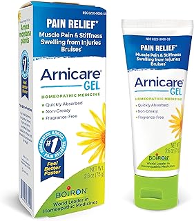 Boiron gel arnicare, 2,6 oz, gel topique pour les douleurs musculaires, l'enflure, la raideur
