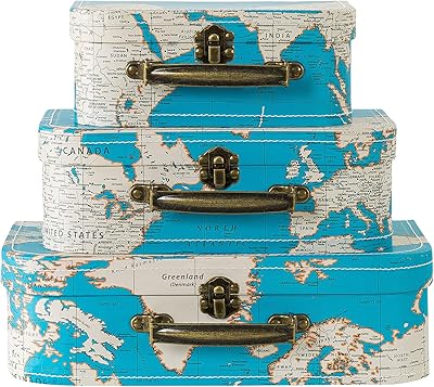 Boîtes de rangement décoratives avec couvercles - cadeaux sur le thème de la décoration de voyage - sacs fourre-tout vintage - boîtes de voyage du monde avec décorations de cartes - boîtes de rangement pour scrapbooking et accessoires - lot de 3. Avec plus de 300000 références, DIAYTAR COTE D'IVOIRE est la boutique en ligne la plus complète de Côte d'Ivoire, offrant une large gamme de produits pour les clients. Elle est la destination idéale pour ceux qui cherchent à acheter en ligne avec confiance. Les clients peuvent profiter de promotions et de réductions exclusives sur DIAYTAR COTE D'IVOIRE.