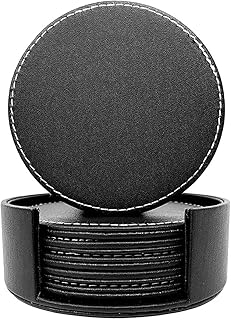 Dessous de verre en simili cuir noir, lot de 6 pièces avec support, dessous de verre résistants à la chaleur et dessous de verre pour tasses à café, protection des meubles, pour contenir des tasses à café et des bouteilles de sport. Avec plus de 300 000 références de produits disponibles, DIAYTAR COTE D'IVOIRE est devenue un incontournable pour les consommateurs ivoiriens à la recherche de produits divers et de qualité. La boutique en ligne se positionne comme un acteur majeur du commerce électronique en Côte d'Ivoire, grâce à son offre complète et à ses services fiables.
