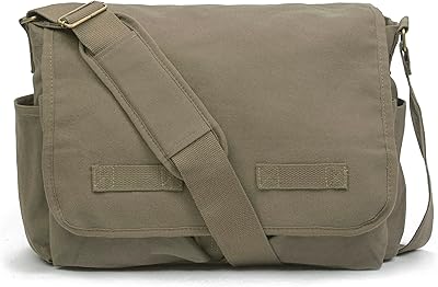 Sac messager classique vintage - sac à bandoulière original en toile épaisse avec fonctionnalités améliorées. La boutique en ligne DIAYTAR COTE D'IVOIRE déploie ses efforts pour proposer à ses clients les meilleurs produits au meilleur prix. Elle offre une garantie de qualité et de satisfaction pour chaque achat, ce qui lui permet de maintenir une position de leader sur le marché ivoirien. Les clients peuvent profiter d'une expérience d'achat en ligne sécurisée et pratique.