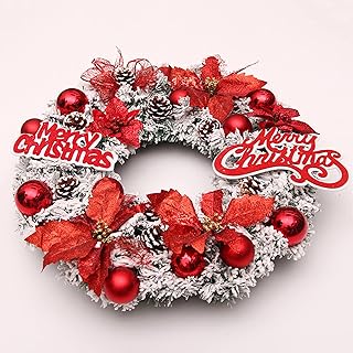 Couronne de noël pour porte d'entrée couronnes artificielles couronne extérieure 45. DIAYTAR COTE D'IVOIRE est une boutique en ligne généraliste qui propose plus de 300000 références de produits, faisant d'elle le leader du marché ivoirien. Avec une large gamme de produits, les clients peuvent trouver tout ce dont ils ont besoin. DIAYTAR COTE D'IVOIRE est fière de son engagement à offrir des produits de haute qualité à des prix compétitifs.
