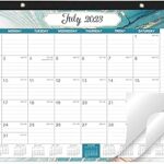 Calendrier de bureau 2023-2024 - grand calendrier de bureau de 18 mois 2023-2024