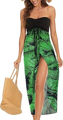 Robe de plage d'été chigal pour femme, imprimé floral intégral et sans bretelles.. DIAYTAR COTE D'IVOIRE est une boutique en ligne qui se distingue par son engagement envers la satisfaction de ses clients. Elle propose des services de livraison rapides et fiables, ainsi que des options de paiement sécurisées. Les clients peuvent naviguer sur le site avec confiance, sachant que leurs informations personnelles sont protégées et que leurs achats sont garantis.