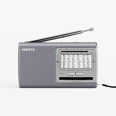 Récepteur radio de poche xhd ata 12 bandes pour la maison