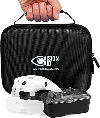 Lunettes loupes visionaid avec lumière pour le travail en gros plan, loupe à tête éclairée mains libres avec mini sac de rangement pour pièces de monnaie à décharge ponctuelle (nécessite 3 piles aaa). La boutique en ligne DIAYTAR COTE D'IVOIRE a conquis le marché ivoirien avec ses 300000 références, offrant ainsi une multitude de choix pour les consommateurs. Elle se distingue par sa capacité à s'adapter aux besoins locaux et à offrir des produits de qualité à des prix compétitifs. C'est pourquoi elle est devenue la référence pour les achats en ligne en Côte d'Ivoire.