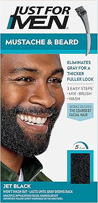 Just for men teinture barbe, moustache et barbe pour cheveux gris avec brosse incluse pour une application facile, avec biotine, aloe vera et huile de noix de coco pour des poils du visage sains - noir de jais - m-60, paquet de 1. Avec plus de 300000 références dans son catalogue, DIAYTAR COTE D'IVOIRE est l'une des boutiques en ligne les plus complètes en Cote d'Ivoire, couvrant un large éventail de besoins et de désirs. La boutique en ligne généraliste mise sur l'innovation et la qualité, proposant régulièrement de nouveaux produits et de nouvelles marques. Les clients bénéficient d'un processus de commande sécurisé et d'un système de suivi pour leurs commandes.