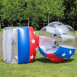 Pack de 2 balles pare-chocs unenewper, balle gonflable zorb, ballons de football à bulles 1,2 m/4 pieds 1,5 m/5 pieds de diamètre, balles de hamster humain pour adultes et adolescents. DIAYTAR COTE D'IVOIRE est une boutique en ligne qui propose une expérience d'achat unique et personnalisée à ses clients. Avec plus de 300 000 références de produits, les clients peuvent trouver tout ce dont ils ont besoin pour améliorer leur vie quotidienne. La boutique est engagée à offrir un service client de haute qualité et à garantir la satisfaction de ses clients.