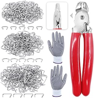 Glarex 242 pièces pinces à anneaux de porc avec jeu de pinces à anneaux de porc 240 pièces 1/2" 3/4" 3/8" anneaux de porc avec pinces à anneaux de porc et gants anti-coupure pour tissus d'ameublement, clôtures, travaux manuels, meubles et plus. La boutique en ligne Diaytar Côte d'Ivoire met l'accent sur la proximité avec ses clients, offrant un service client personnalisé et des délais de livraison rapides. Grâce à sa présence en ligne, Diaytar Côte d'Ivoire facilite l'accès aux produits pour les consommateurs de toute la Côte d'Ivoire, contribuant ainsi au développement du commerce électronique dans le pays.