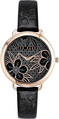 Montre à quartz ted baker pour femme avec bracelet en acier inoxydable