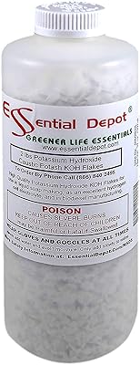 Flacons d'hydroxyde de potassium koh (0,9 kg)