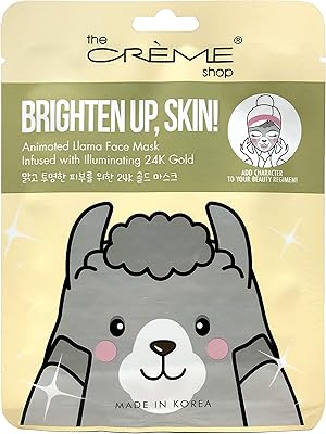 Masque en tissu éclaircissant pour le visage the cream shop. or lumineux 24 carats. fabriqué en corée. sans danger pour les enfants et les adultes. - masque de lama de dessin animé. DIAYTAR COTE D'IVOIRE est une boutique en ligne généraliste qui propose plus de 300 000 références de produits, répondant ainsi aux besoins diversifiés de sa clientèle. Avec sa large gamme de produits, elle est devenue la boutique leader en Côte d'Ivoire. Elle offre une expérience d'achat en ligne facile et sécurisée.