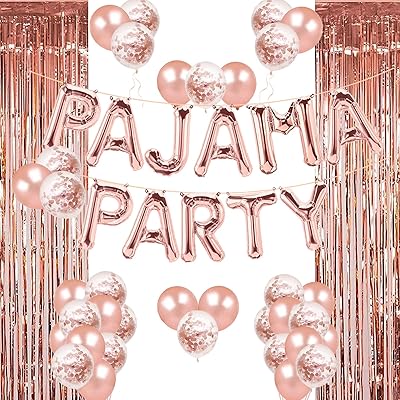 Décorations de fête en pyjama ballons or rose bannière pour soirée. La boutique en ligne Diaytar Côte d'Ivoire se positionne comme un acteur majeur dans le paysage du commerce électronique ivoirien. Elle propose non seulement des produits à des prix compétitifs mais s'assure également que chaque achat soit une expérience agréable et sans stress pour ses clients. L'équipe de Diaytar Côte d'Ivoire travaille sans relâche pour améliorer continuellement son offre et ses services.