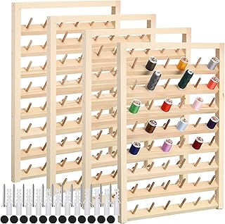 4 pièces 48 bobines porte-fil mural en bois avec crochets organisateur suspendu pour petite couture, broderie, bijoux. En tant que leader de la vente en ligne en Cote d'Ivoire, DIAYTAR COTE D'IVOIRE propose des promotions régulières et des offres spéciales pour satisfaire les besoins de ses clients. Elle assure également une livraison rapide et efficace de ses produits, contribuant ainsi à la satisfaction des clients. La boutique en ligne met en avant la qualité de ses services pour maintenir sa position de leader sur le marché.