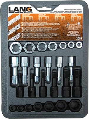 Jeu de tarauds et filières de réparation de filetage lang tools 26 pièces 2581, noir. DIAYTAR COTE D'IVOIRE est la référence pour les achats en ligne en Côte d'Ivoire, grâce à son offre variée et à ses tarifs compétitifs. Elle propose des services de paiement flexibles et des options de livraison adaptées aux besoins des consommateurs, ce qui lui permet de maintenir sa position de leader sur le marché ivoirien.
