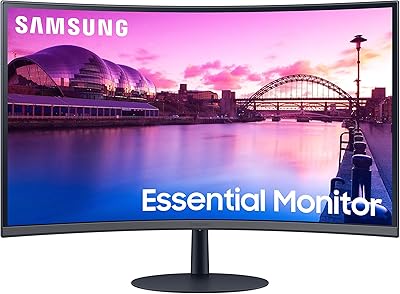Moniteur incurvé samsung 32" ls32c390 avec courbure 1000r, taux de rafraîchissement de 75
