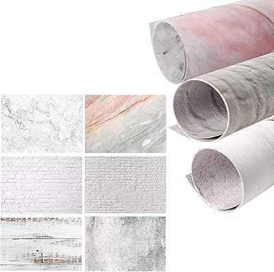 Slinz 2 en 1 toile de fond pour photographie alimentaire 56 x 89