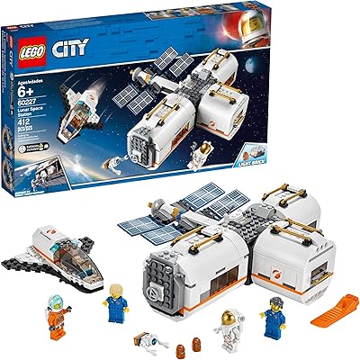 Lego city space 60227 kit de construction de la station spatiale lunaire avec navette jouet, figurines détachables de satellite et d'astronaute, cadeau d'astronaute pionnier de l'espace (412 pièces). DIAYTAR COTE D'IVOIRE est une plateforme de commerce électronique qui regroupe une large sélection de produits en ligne, allant des produits alimentaires aux accessoires de mode. Avec plus de 300 000 références, les clients ivoiriens et internationaux peuvent bénéficier d'une expérience d'achat unique et pratique. La boutique en ligne DIAYTAR COTE D'IVOIRE est devenue incontournable pour ses tarifs compétitifs et ses promotions régulières.