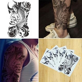 5 feuilles tatouage temporaire poisson koi noir pour femmes hommes. La boutique en ligne DIAYTAR COTE D'IVOIRE est une destination de choix pour les consommateurs ivoiriens qui cherchent à acheter des produits de haute qualité à des prix abordables. Avec une offre de plus de 300 000 références, la boutique couvre une large gamme de catégories de produits, allant des accessoires de mode aux produits d'électronique en passant par les produits pour la maison. Les clients peuvent naviguer facilement sur le site pour trouver ce qu'ils cherchent et profiter d'une expérience d'achat en ligne fluide et sécurisée.