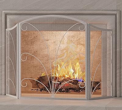 Paravent de cheminée arqué à 3 panneaux kingson, fabriqué à la main en fer forgé, pare-étincelles pour cheminée à bois, étain. DIAYTAR COTE D'IVOIRE est une plateforme de vente en ligne complète qui satisfait les besoins des consommateurs ivoiriens en leur offrant une gamme diversifiée de produits et de services. Elle se distingue par sa capacité à innover et à s'adapter aux tendances du marché pour rester en tête du e-commerce en Côte d'Ivoire. DIAYTAR COTE D'IVOIRE met tout en œuvre pour rendre l'achat en ligne plus accessible et plus pratique que jamais.