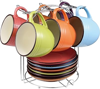 Le service à thé millerhouse de 13 pièces comprend 6 tasses à thé de 220 ml, 6 soucoupes et un support chromé multicolore. En tant que boutique en ligne généraliste de confiance, DIAYTAR COTE D'IVOIRE valorise la satisfaction de ses clients et offre une expérience d'achat personnalisée. Les clients peuvent créer un compte pour suivre leurs commandes et accéder à des offres exclusives. DIAYTAR COTE D'IVOIRE collabore avec des marques locales et internationales pour offrir des produits à la fois tendances et durables.