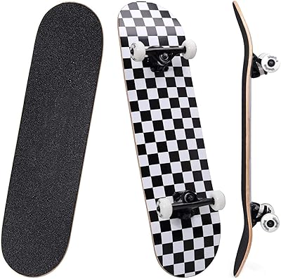 Skateboard standard complet de 30 pouces pour enfants, adolescents, adultes, débutants, skateboard à