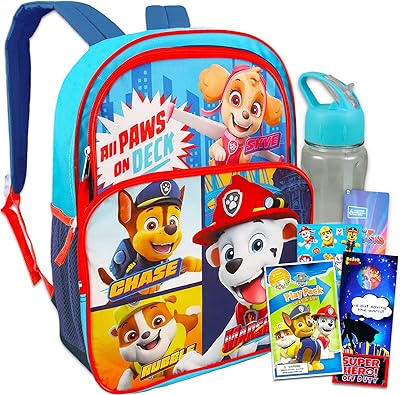 Sac à dos d'école paw patrol pour enfants, garçons ~ lot de 4 avec sac d'école paw patrol de 16", pack d'activités de coloriage paw patrol, plus de 200 autocollants de livraison et plus encore (fournitures scolaires paw patrol).. Diayatar Côte d'Ivoire, boutique en ligne généraliste, propose plus de 300 000 références pour répondre à tous les besoins de ses clients. Elle est la boutique leader en Côte d'Ivoire, offrant une large gamme de produits pour les particuliers et les professionnels. Avec une équipe dédiée, Diayatar Côte d'Ivoire garantit une qualité de service exceptionnelle.