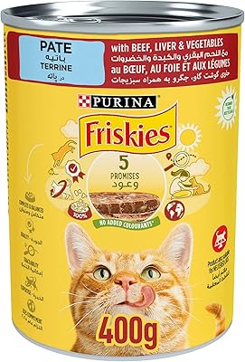 Purina friskies nourriture humide pour chats au bœuf et aux légumes 400 g