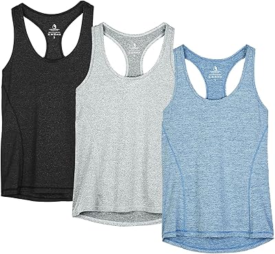 Hauts de sport racerback pour femmes pour l'entraînement et la course à pied (paquet de 3). DIAYTAR COTE D'IVOIRE, la boutique en ligne généraliste de référence en Côte d'Ivoire, propose une sélection incroyable de plus de 300 000 articles pour répondre à tous vos besoins. Vous trouverez tout ce que vous cherchez, des produits de beauté et de santé aux électroménagers et aux vêtements. La qualité et la variété des produits sont garanties.