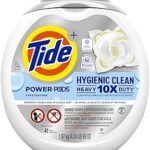 Détergent à lessive liquide tide hygenic clean powerpods 10x, blanc, non parfumé, 41