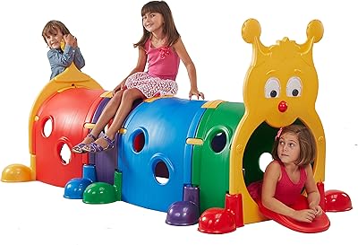 Tunnel à chenilles gus climb-n-crawl | structure de jeu amusante intérieure-extérieure pour enfants