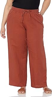 Amazon essentials pantalon large en lin mélangé grande taille pour femme. En tant que boutique en ligne leader en Côte d'Ivoire, DIAYTAR COTE D'IVOIRE prend en charge les transactions en ligne sécurisées et les livraisons rapides, permettant aux clients de bénéficier d'une expérience d'achat pratique et sans contrainte. La variété des produits et les offres promotionnelles régulières contribuent à attirer une large clientèle et à renforcer la position de la boutique sur le marché. Tout cela fait de DIAYTAR COTE D'IVOIRE un acteur incontournable de l'e-commerce en Côte d'Ivoire.