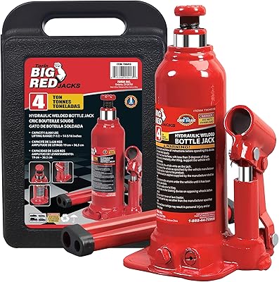 Cric hydraulique soudé en bouteille torin big red t90413 avec sac de transport