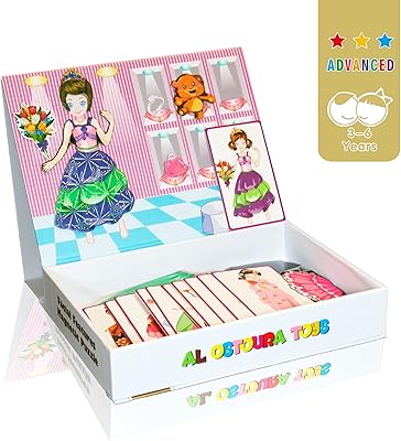 Jeux légendaires princesse intelligence puzzles magnétiques lw0361 jouet éducatif en bois coffret cadeau