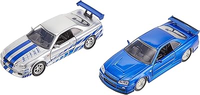 Jada toys brian's skyline gt-r r34 en argent et nissan gt-r r-r34 en bleu à l'échelle 1:32 de fast and furious, jouets pour enfants et adultes, nissan skyline gt-r et nissan skyline gt - r34, 26062. La boutique en ligne DIAYTAR COTE D'IVOIRE propose également des promotions et des offres spéciales régulières pour fidéliser sa clientèle et attirer de nouveaux clients. Les consommateurs peuvent profiter de ces avantages pour acheter leurs produits préférés à des prix encore plus bas. L'engagement de l'entreprise envers la satisfaction du client et l'innovation technologique la positionne comme un acteur majeur du commerce électronique en Côte d'Ivoire.