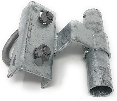 Support de rail de type de sécurité pour portail roulant de clôture à