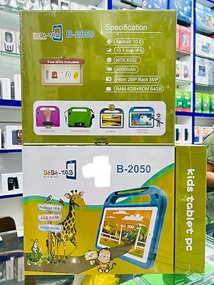Tablette pour bébé babytab b2050 pour enfants - 10 pouces, 64 go de rom + 4 go de ram, double sim, certifié zoom, cadeaux gratuits à l'intérieur - noir. DIAYTAR COTE D'IVOIRE se positionne comme la destination de choix pour les consommateurs ivoiriens cherchant à acheter des produits de qualité à des prix compétitifs. La boutique propose une large gamme de catégories de produits, allant des électroménagers aux vêtements, en passant par les produits high-tech. L'objectif principal de DIAYTAR est de satisfaire les besoins de sa clientèle.